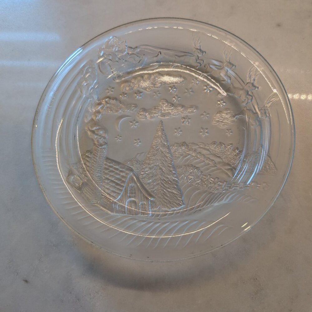 The Night Before Christmas Small Glass Dish